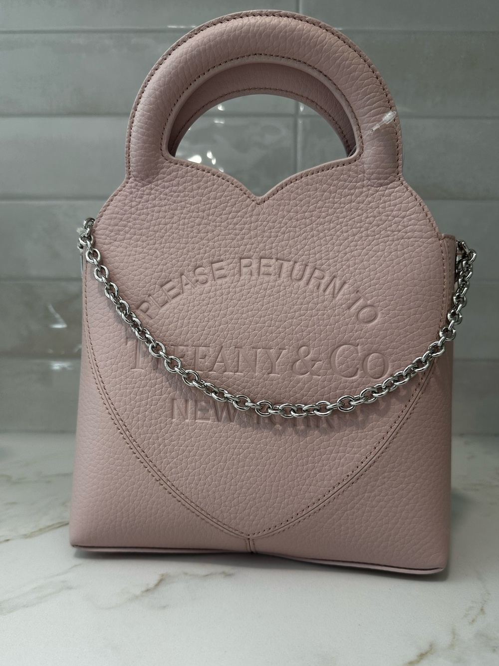 Tiffany & Co. Return to Tiffany Mini Bag in Pale Pink NWT